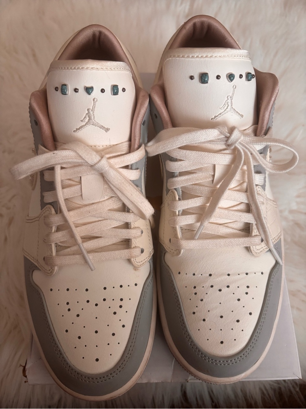 Woman’s Nike Air Jordan 1 Low “Sail Soft Pearl”
